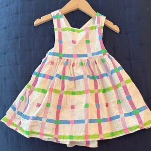 Jacadi Colorful Plaid Dress size 36M